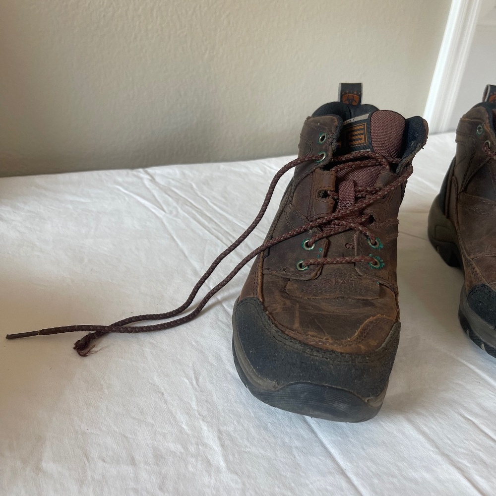 Ariat Waterproof Equestrian Terrain Ankle Boot Copper Brown Sz 8 - Picture 5 of 16